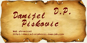 Danijel Pisković vizit kartica